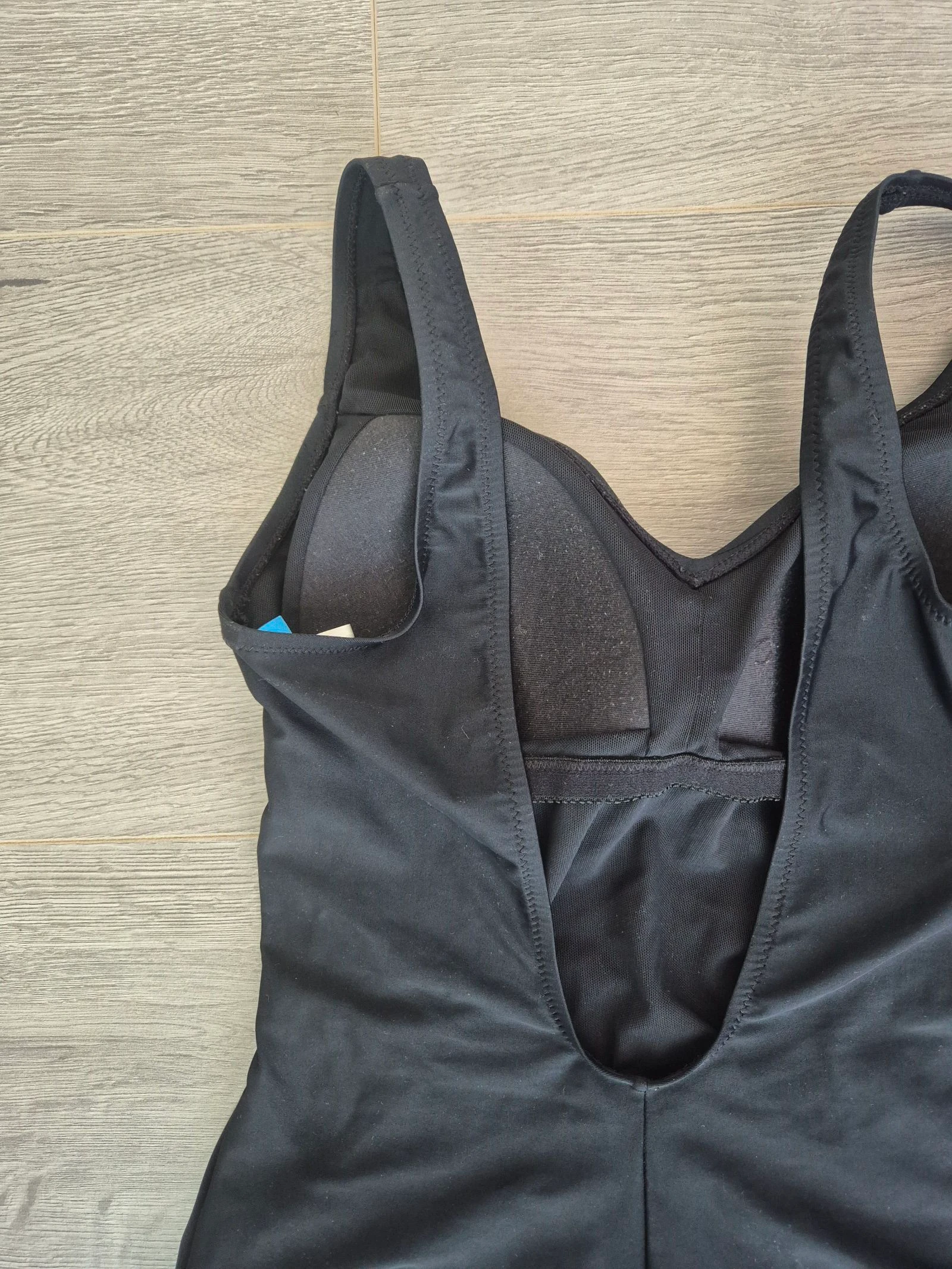Black Swimsuit with Tummy Control & Pleats – JFW – Size 42 (UK 14) – photo 6